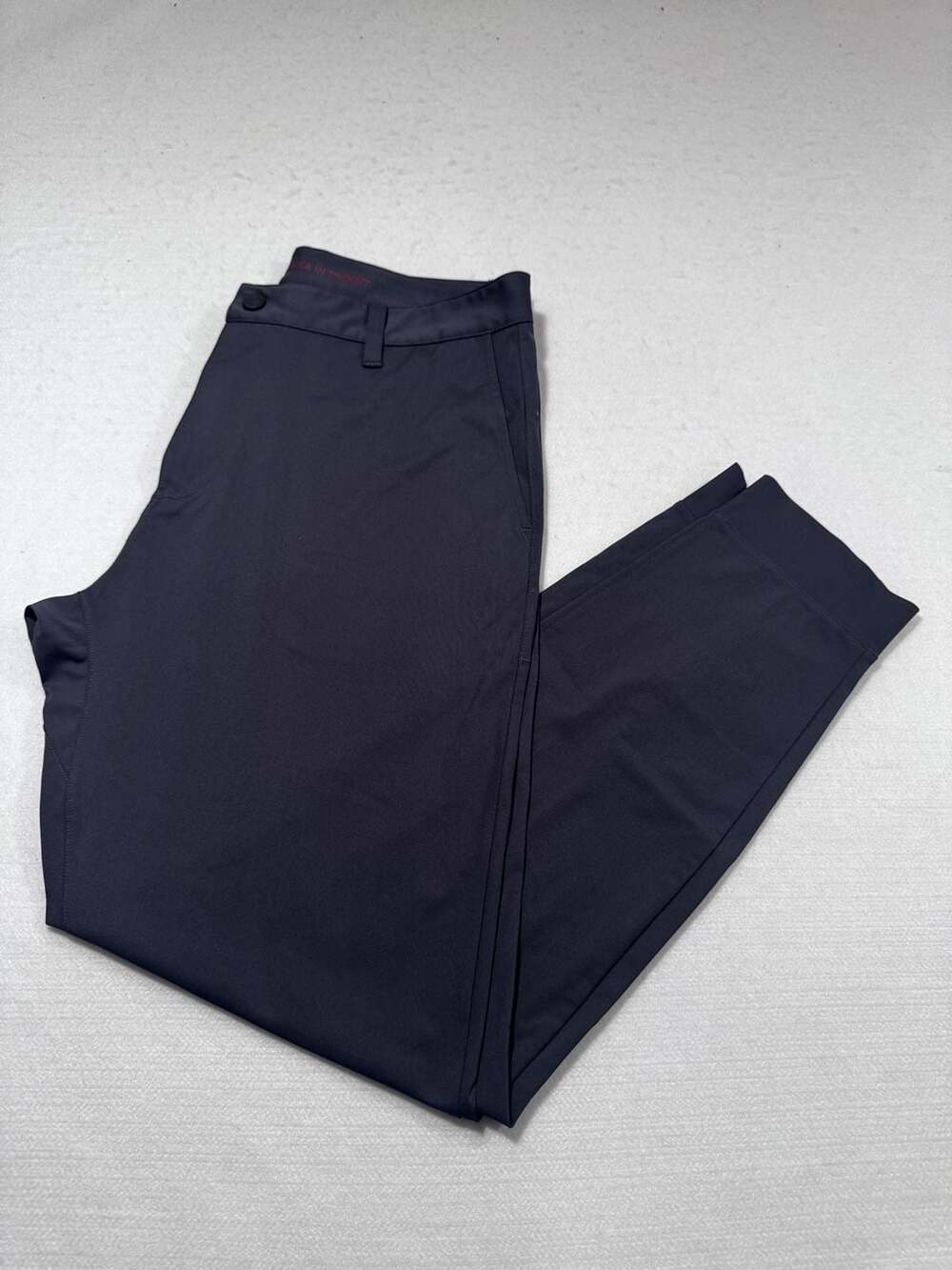 Rhone Commuter Pants Mens 33 Gray Slim Stretch 5 Pocket Performance